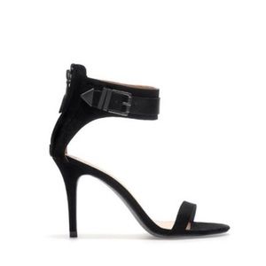 Zara high heel ankle strap sandals TRF
